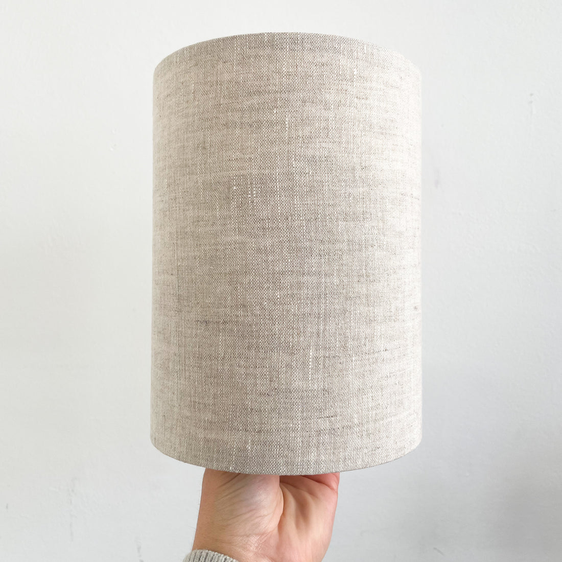 Natural Linen Drum Lampshade