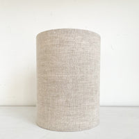Natural Linen Drum Lampshade