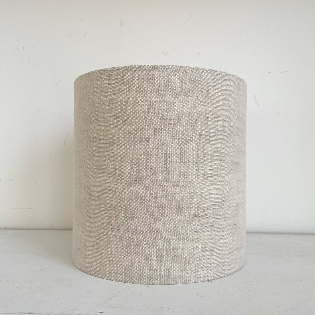 Natural Linen Drum Lampshade