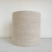 Natural Linen Drum Lampshade