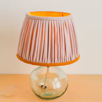 Pink & Mustard Gathered Lampshade