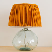 Large Recycled Glass Lamp Base