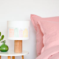 Copenhagen Colourful Buildings Drum Lampshade