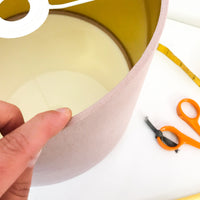 Lampshade Making Kit Gold Lined - medium