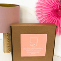 Lampshade Making Kit Gold Lined - medium