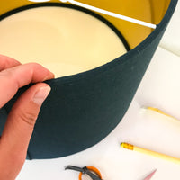 Lampshade Making Kit Gold Lined - large