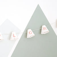 Personalised fairy lights in pink