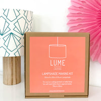 Lampshade Making Kit With Fabric - Small