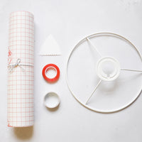 Lampshade Making Kit With Fabric - Medium