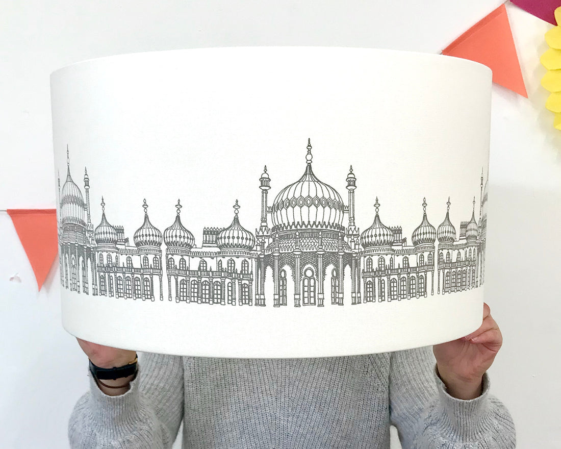 Brighton Pavilion Drum Ceiling Lampshade