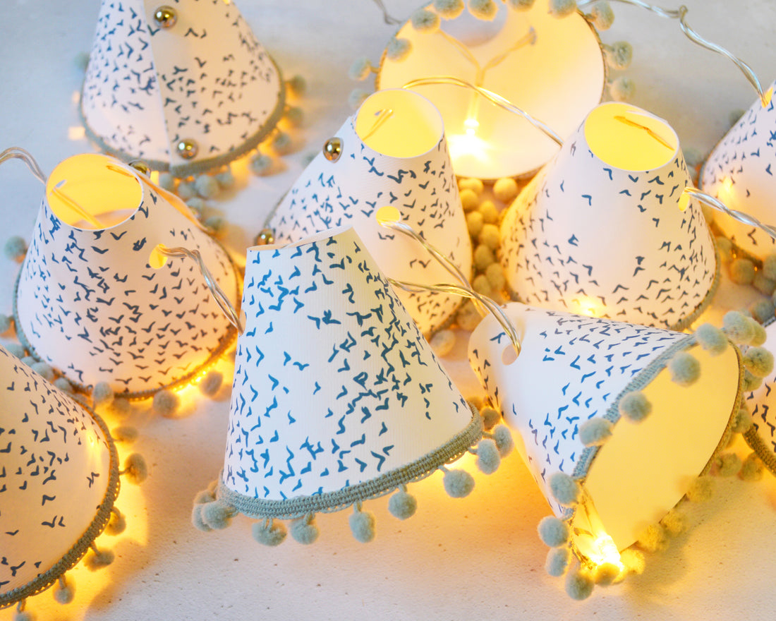 Starlings Bird Teal Fairy Lights