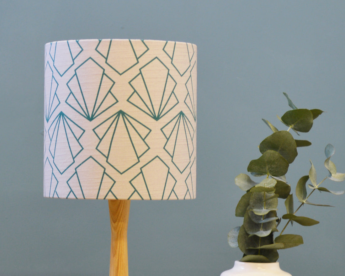 Grey Linen Drum Lamp Shade