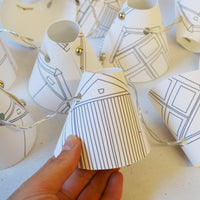 Beach Hut Grey Fairy Lights