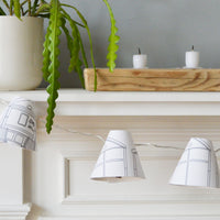 Beach Hut Grey Fairy Lights