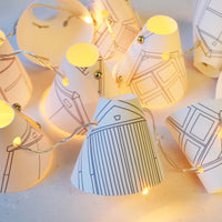 Beach Hut Grey Fairy Lights