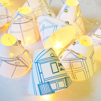 Beach Hut Teal Fairy Lights