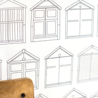 Beach Hut Wallpaper