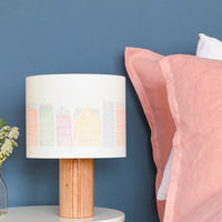 Copenhagen Colourful Buildings Drum Lampshade