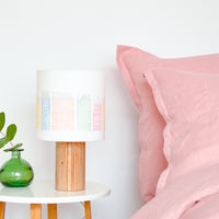 Copenhagen Colourful Buildings Drum Lampshade