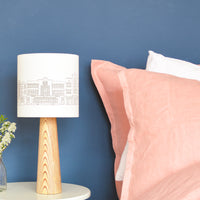 Art Deco Buildings Drum Lampshade