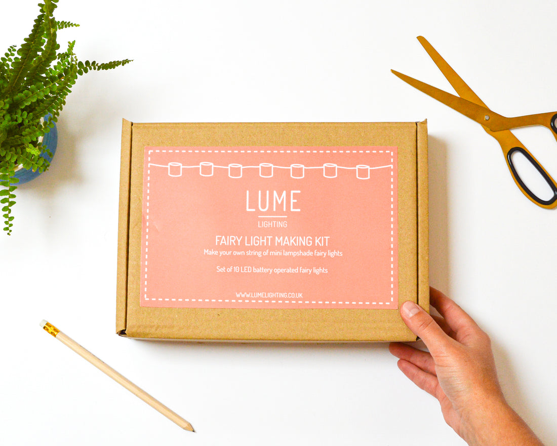 Christmas Fairy Light Making Kit with Paper