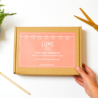 Christmas Fairy Light Making Kit with Paper