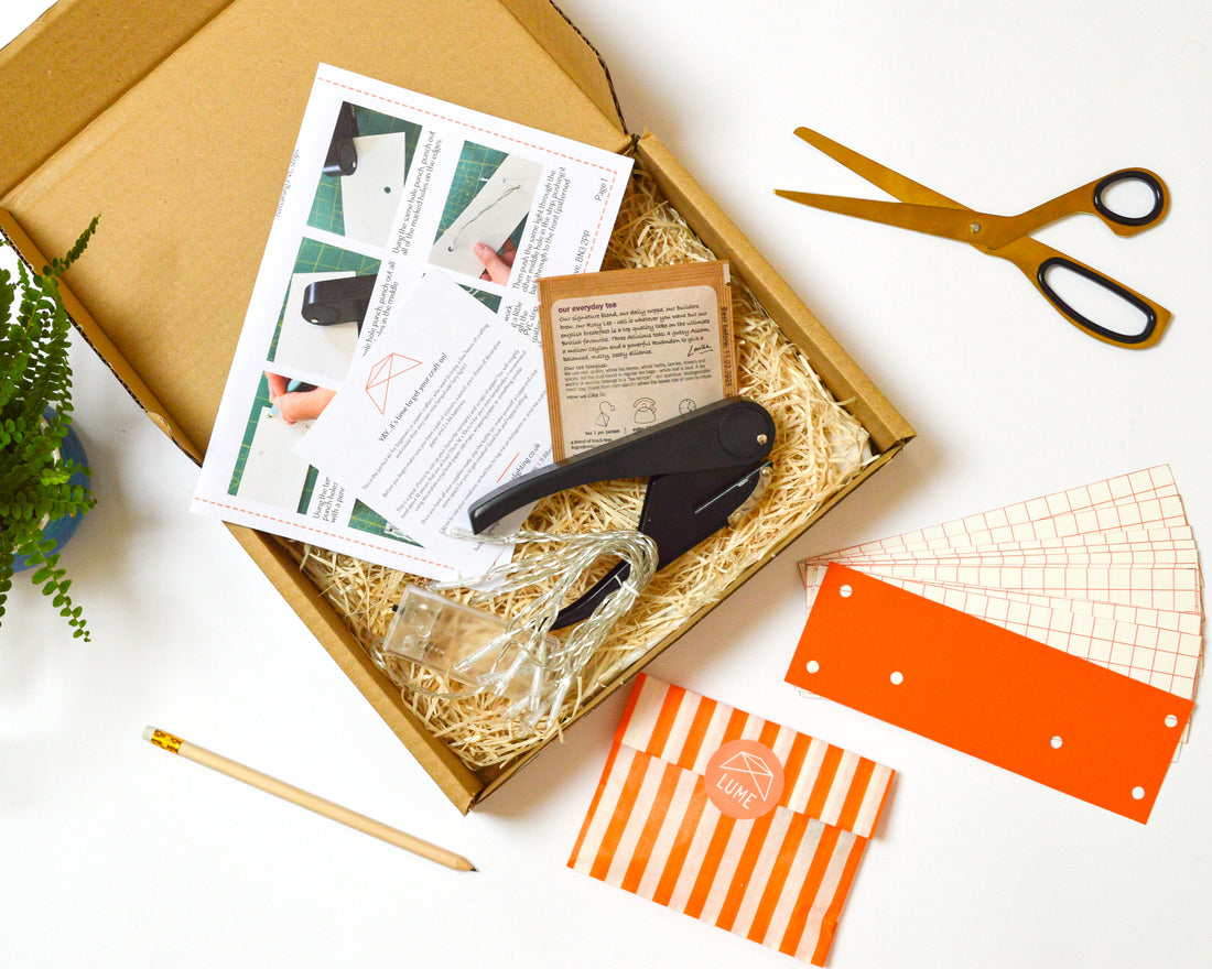 Christmas Fairy Light Making Kit with Paper