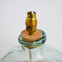 Small Recycled Glass Lamp Base