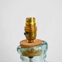 Small Recycled Glass Lamp Base