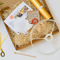 Lampshade Making Kit Gold Lined - medium