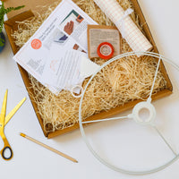 Lampshade Making Kit With Fabric - Large