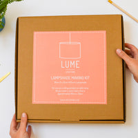 Lampshade Making Kit With Fabric - Large