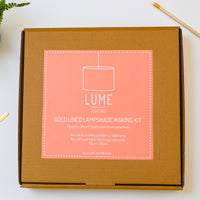 Lampshade Making Kit Gold Lined - medium