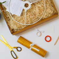 Lampshade Making Kit Gold Lined - medium