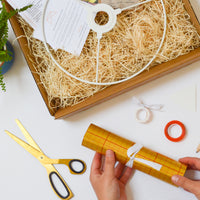 Lampshade Making Kit Gold Lined - large