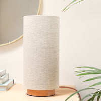 Natural Linen Table Lamp