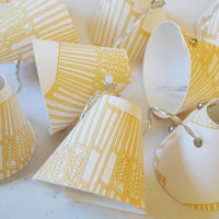 Mustard Ornamental Wave Fairy Lights