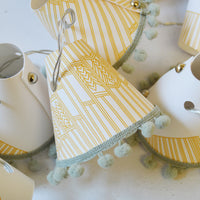 Mustard Ornamental Wave Fairy Lights