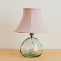 Pink & mustard Linen Empire Soft Lampshade