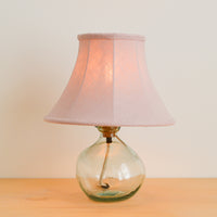 Pink & mustard Linen Empire Soft Lampshade