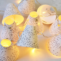 Starlings Bird Grey Fairy Lights