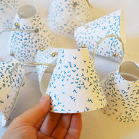 Starlings Bird Teal Fairy Lights