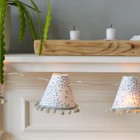 Starlings Bird Teal Fairy Lights