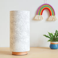 Starlings slim table lamp, with wooden base