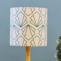 Geometric Grey Table Lamp