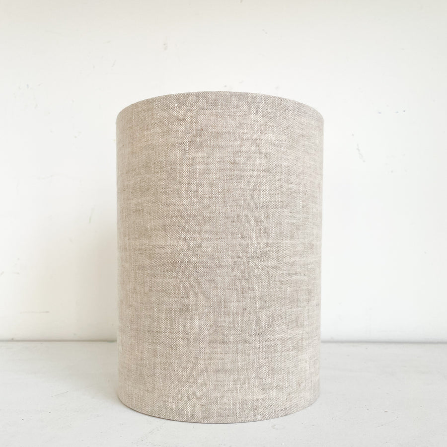 Natural Linen Drum Lampshade