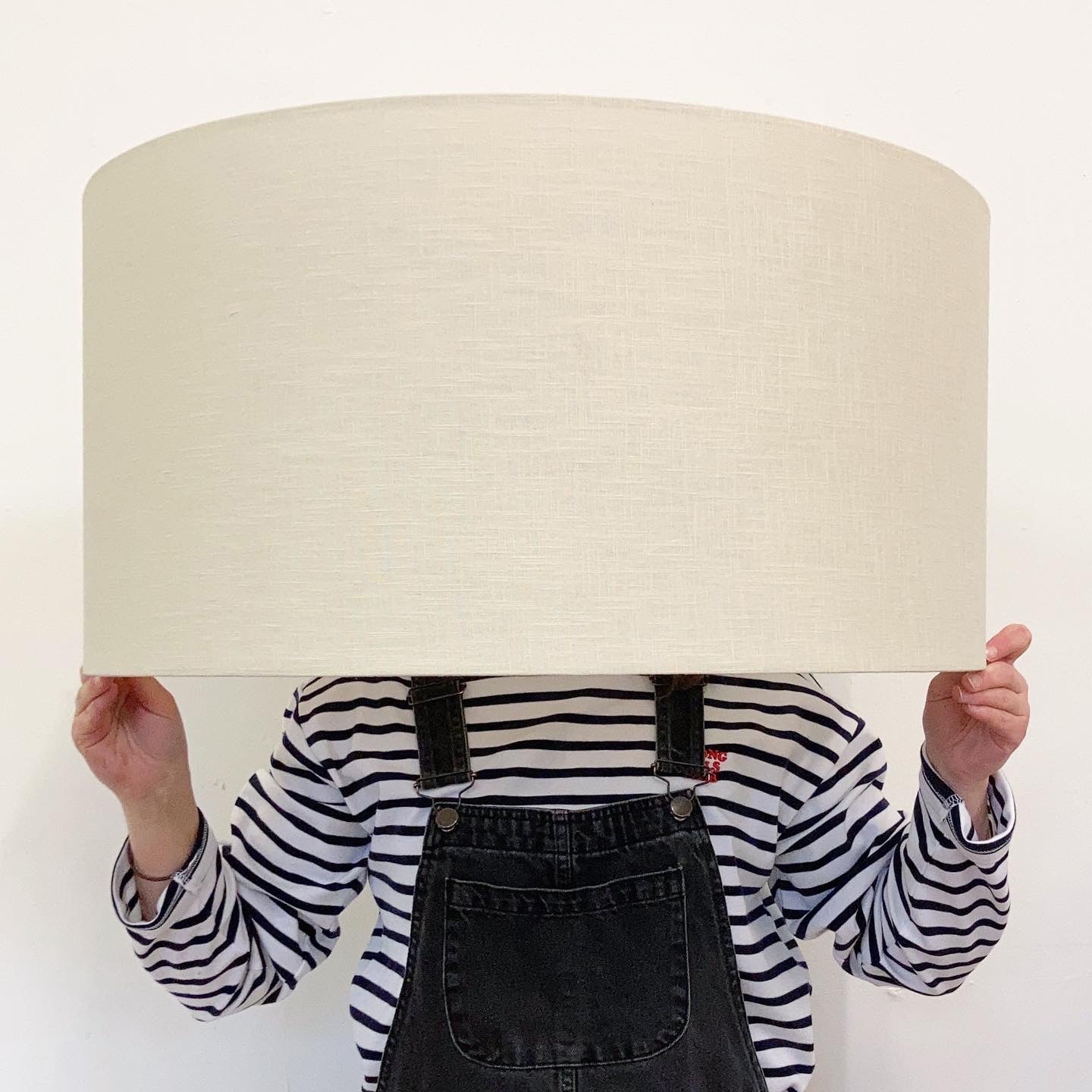 Bespoke size linen lampshade