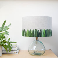 Green Meadow Embroidered Lampshade