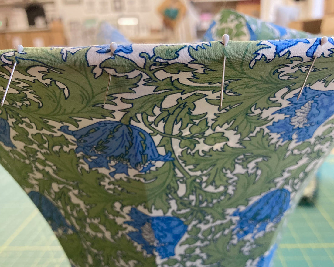 pinned traditional soft shade during a workshop at starling studio