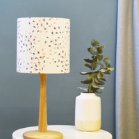 Patterned Drum Table Lamp